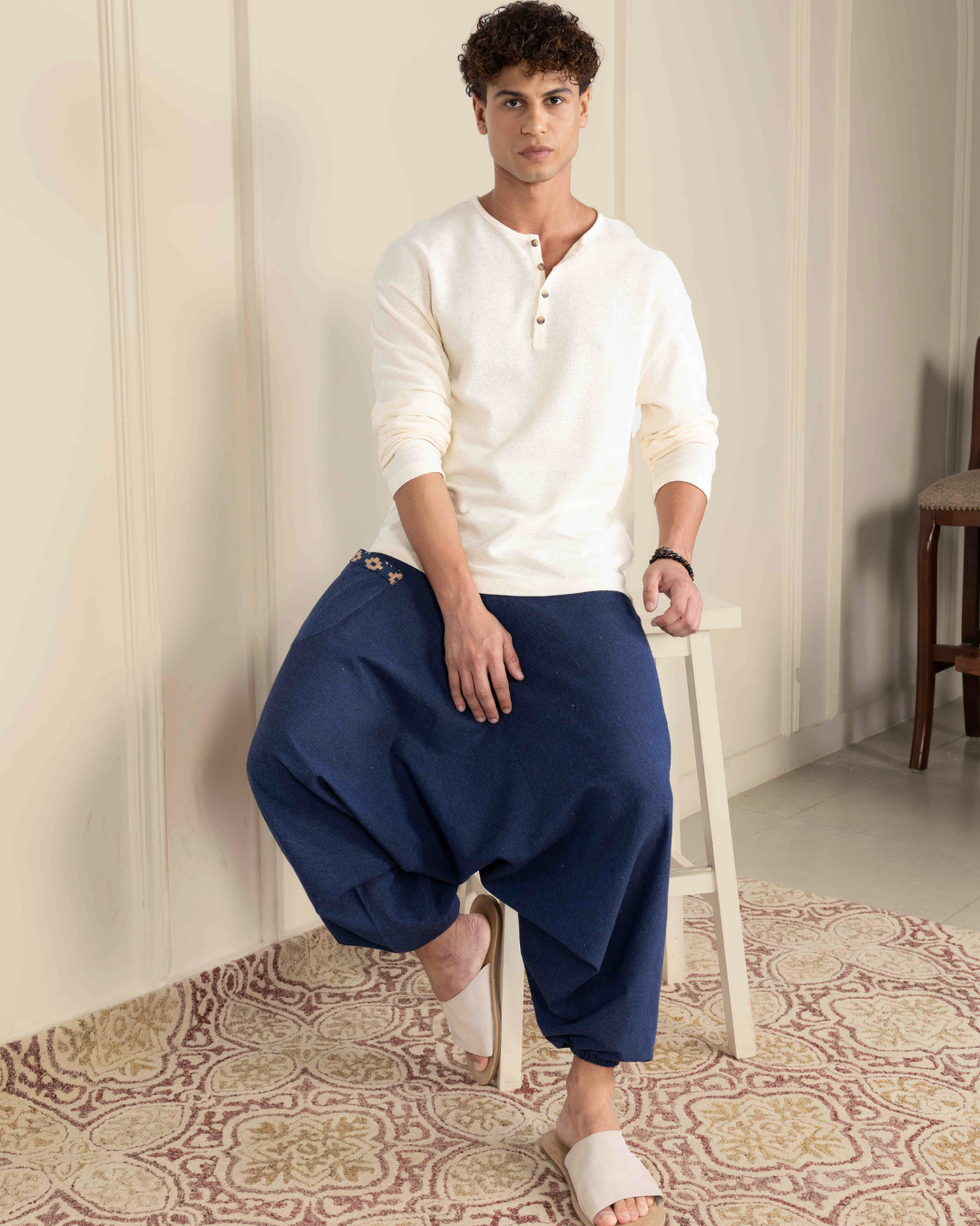 Aladdin Low Crotch Harem Pants