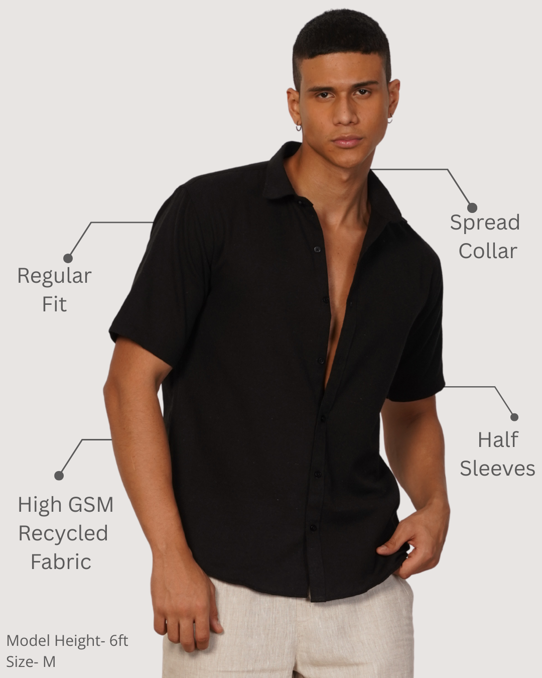 Half Sleeves Shirt.