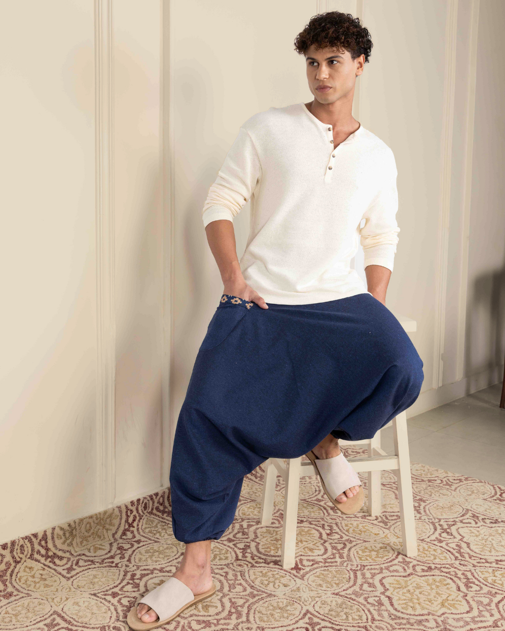 Aladdin Low Crotch Harem Pants