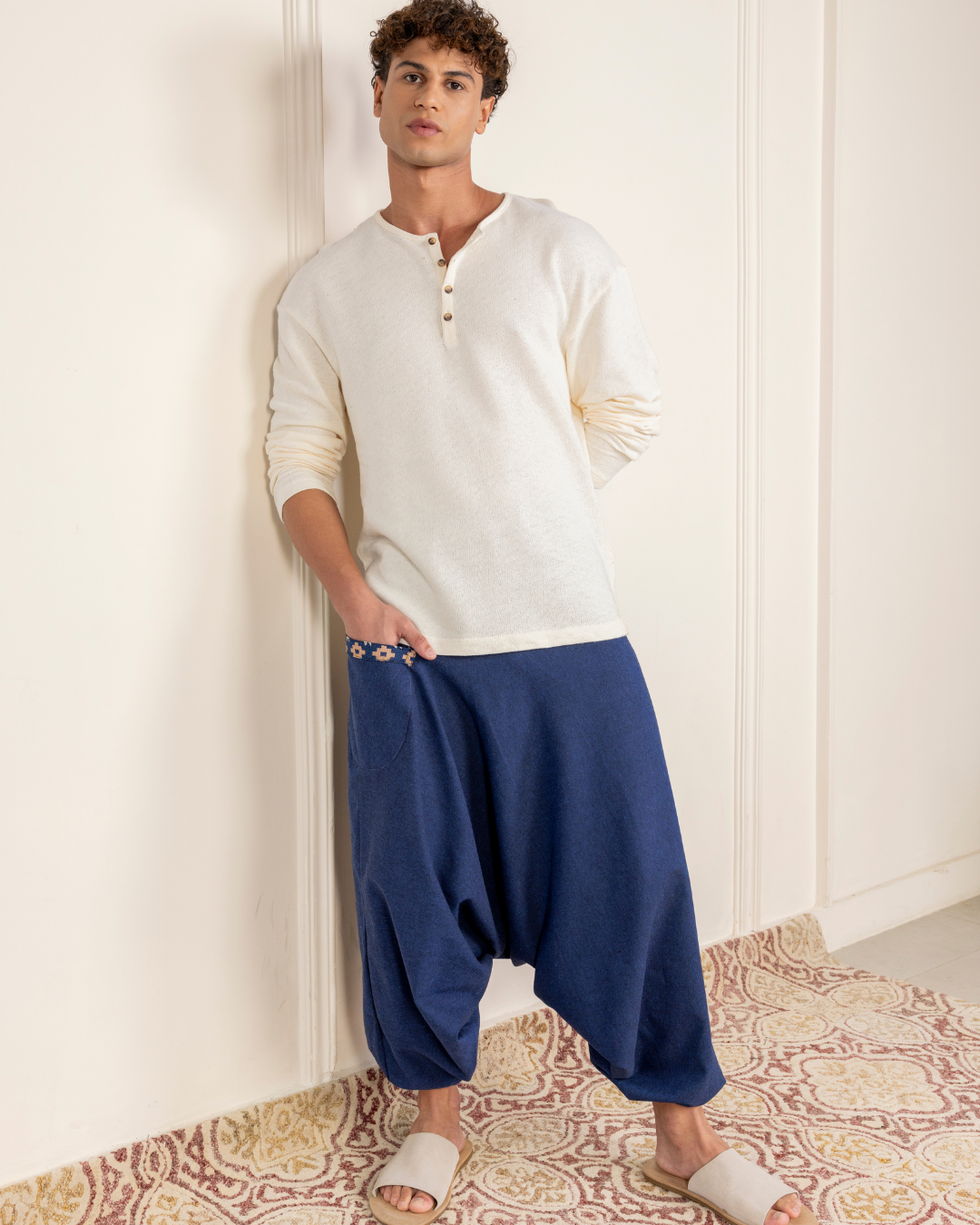 Aladdin Low Crotch Harem Pants