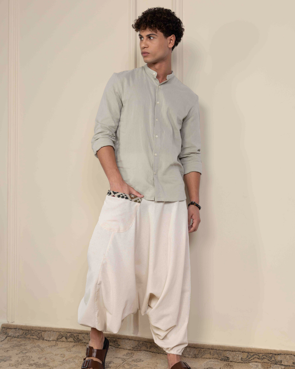 Aladdin Low Crotch Harem Pants