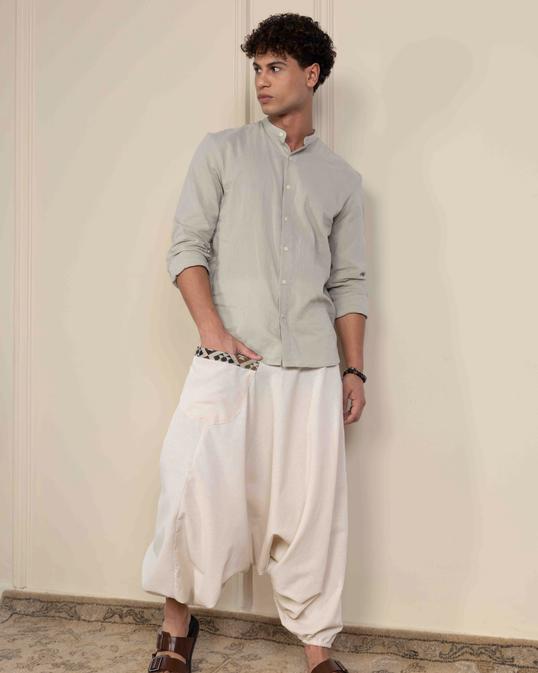 Aladdin Low Crotch Harem Pants