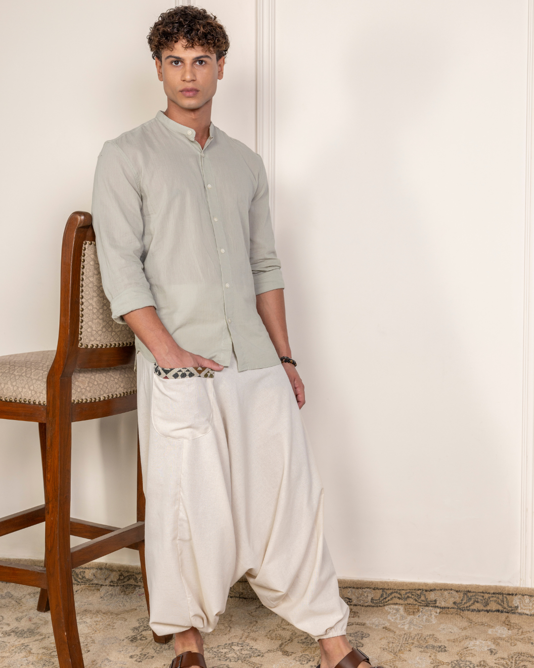 Aladdin Low Crotch Harem Pants