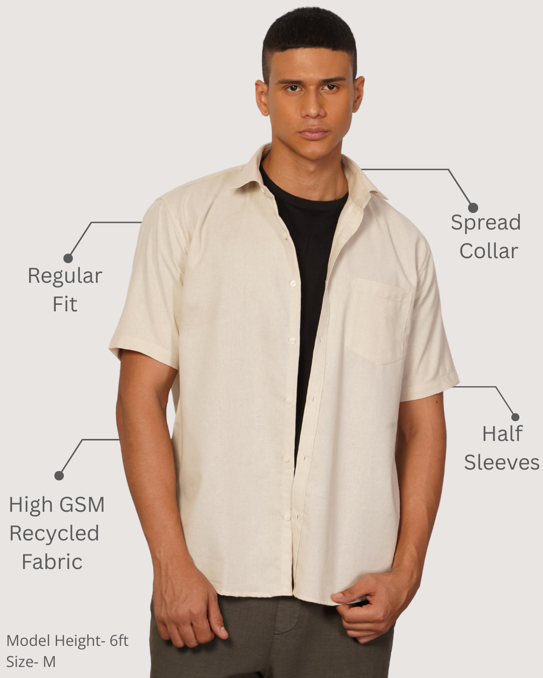 Half Sleeves Shirt