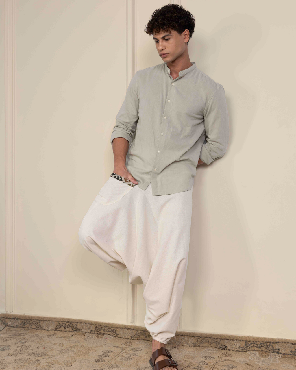 Aladdin Low Crotch Harem Pants