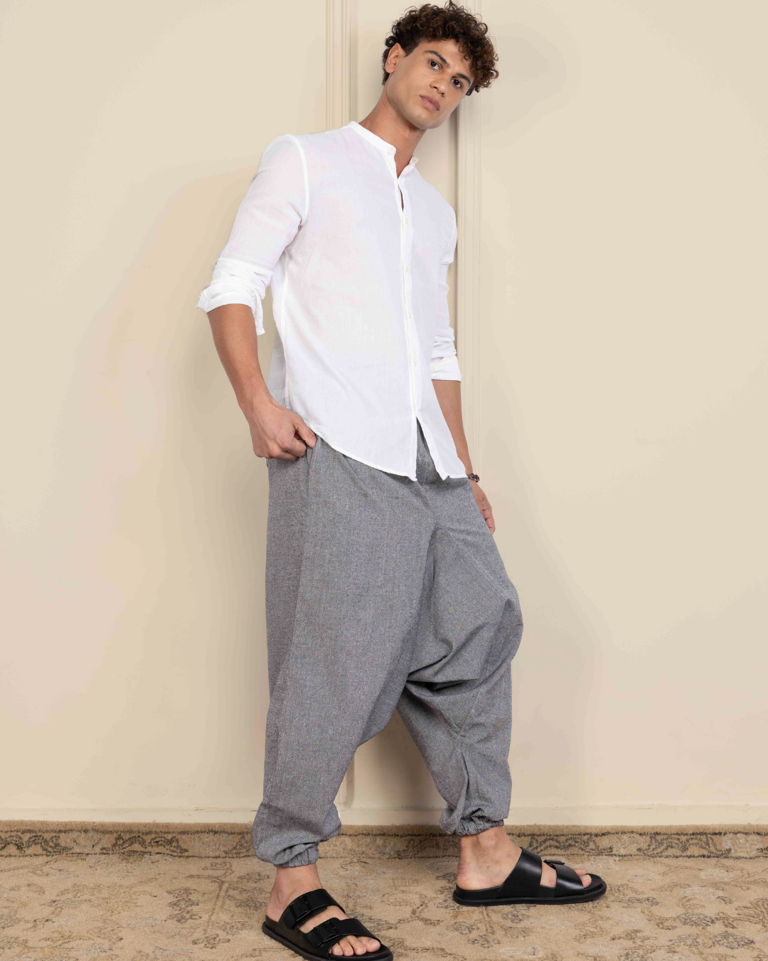 Aladdin Low Crotch Harem Pants