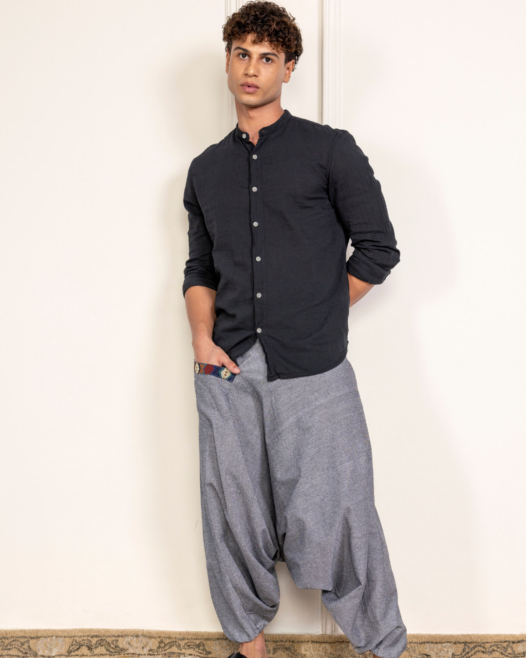 Aladdin Low Crotch Harem Pants