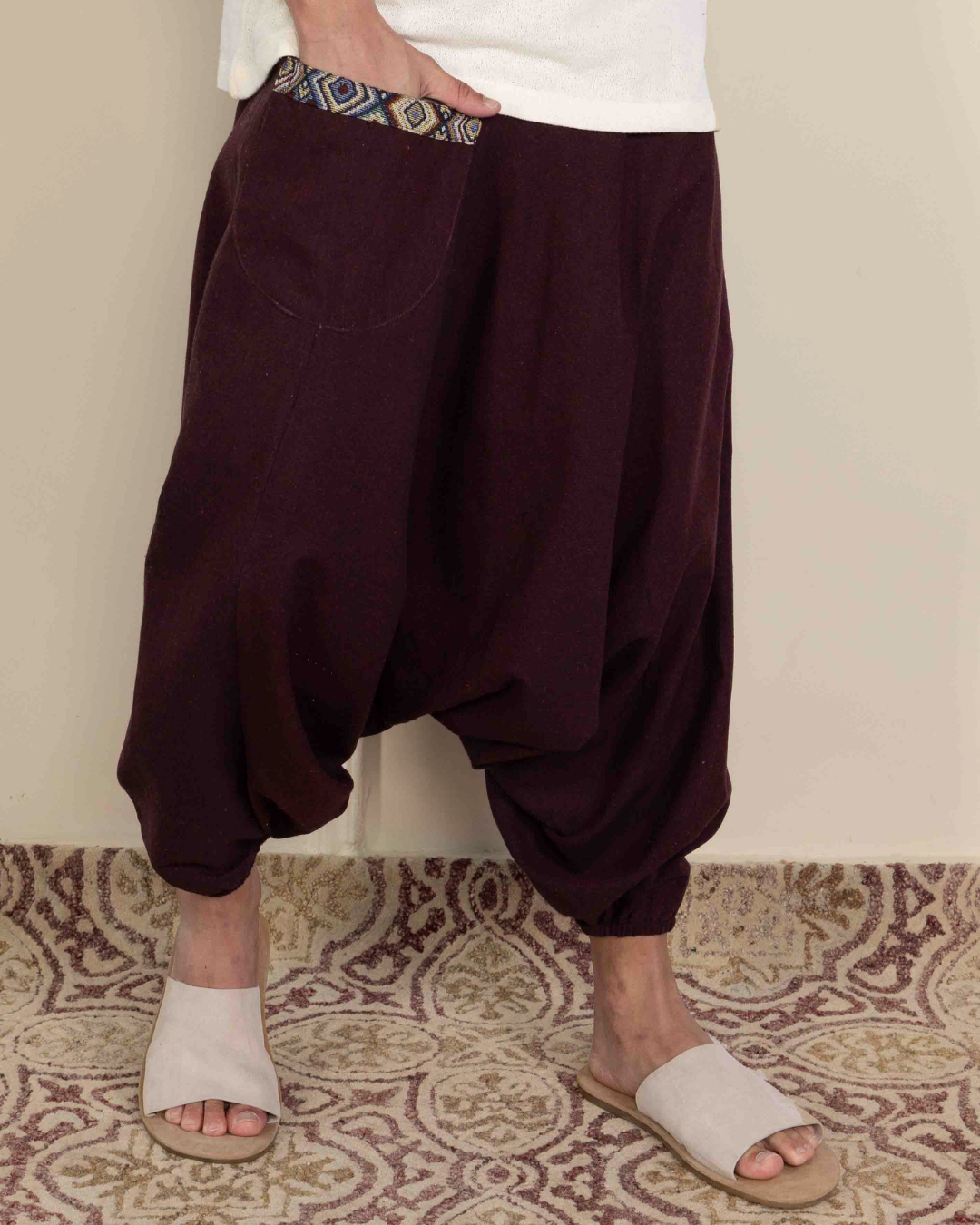 Aladdin Low Crotch Harem Pants