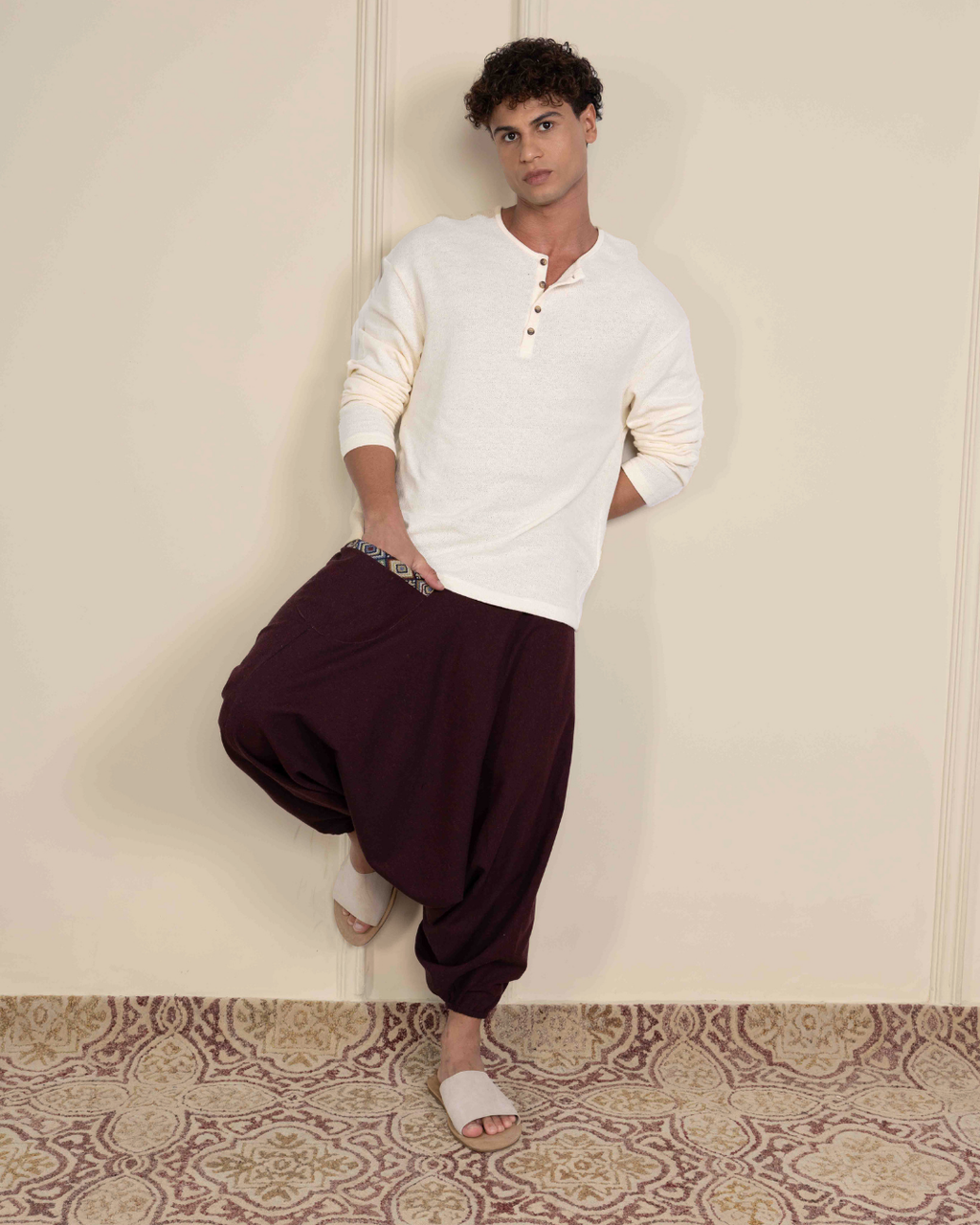 Aladdin Low Crotch Harem Pants