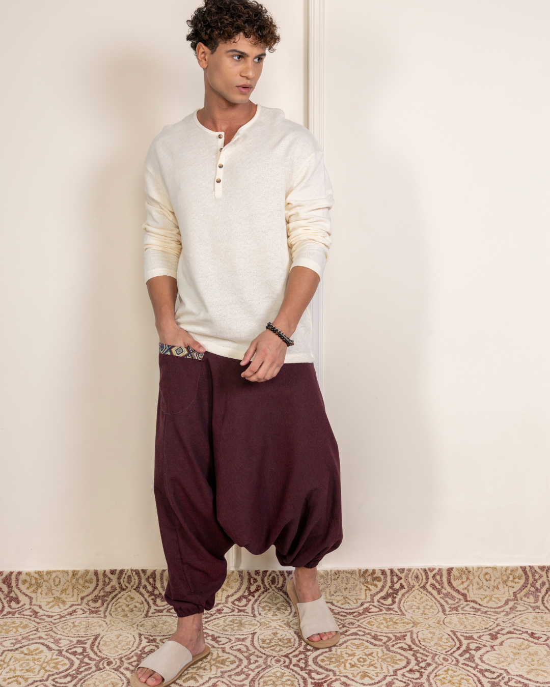 Aladdin Low Crotch Harem Pants