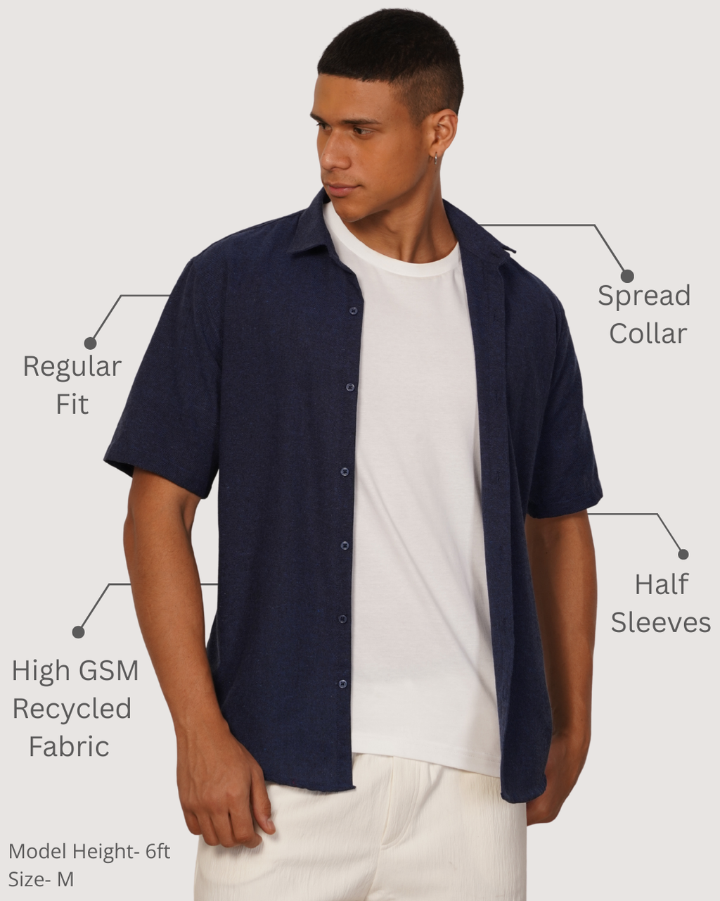 Half Sleeves Shirt.
