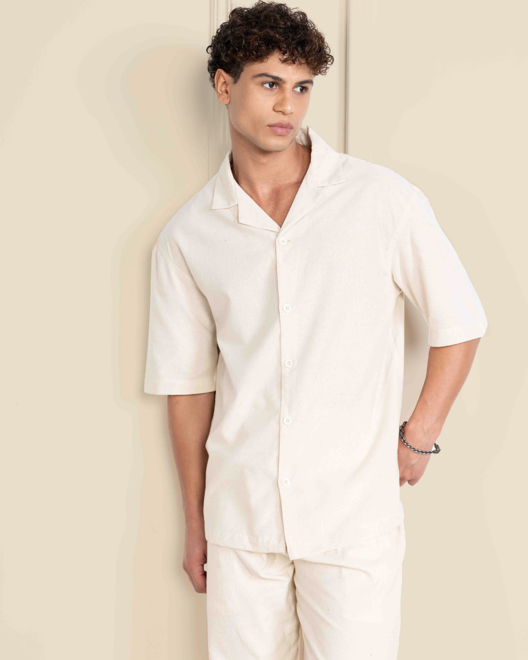 Ivory Renewed Cotton Co-ord Set