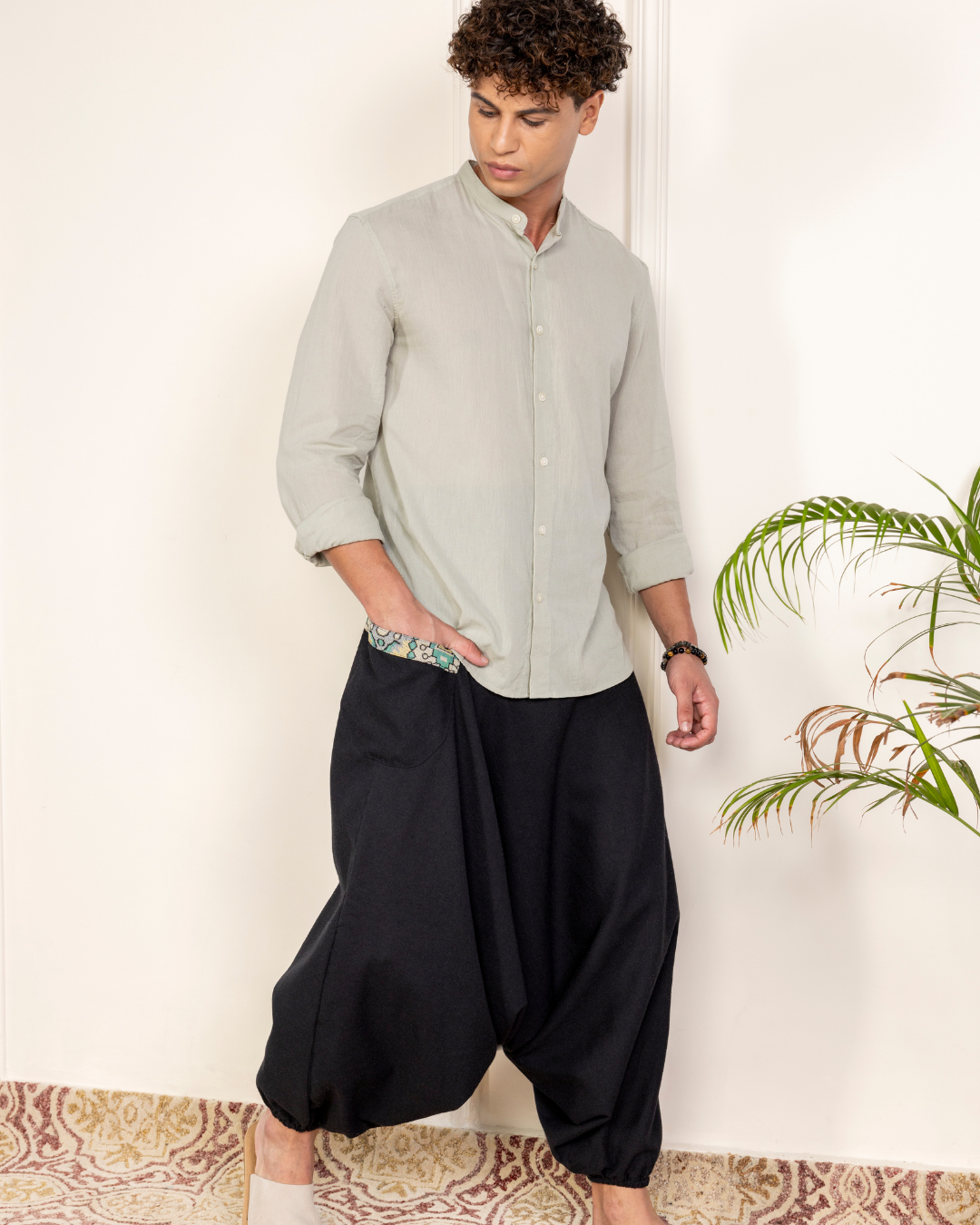 Aladdin Low Crotch Harem Pants