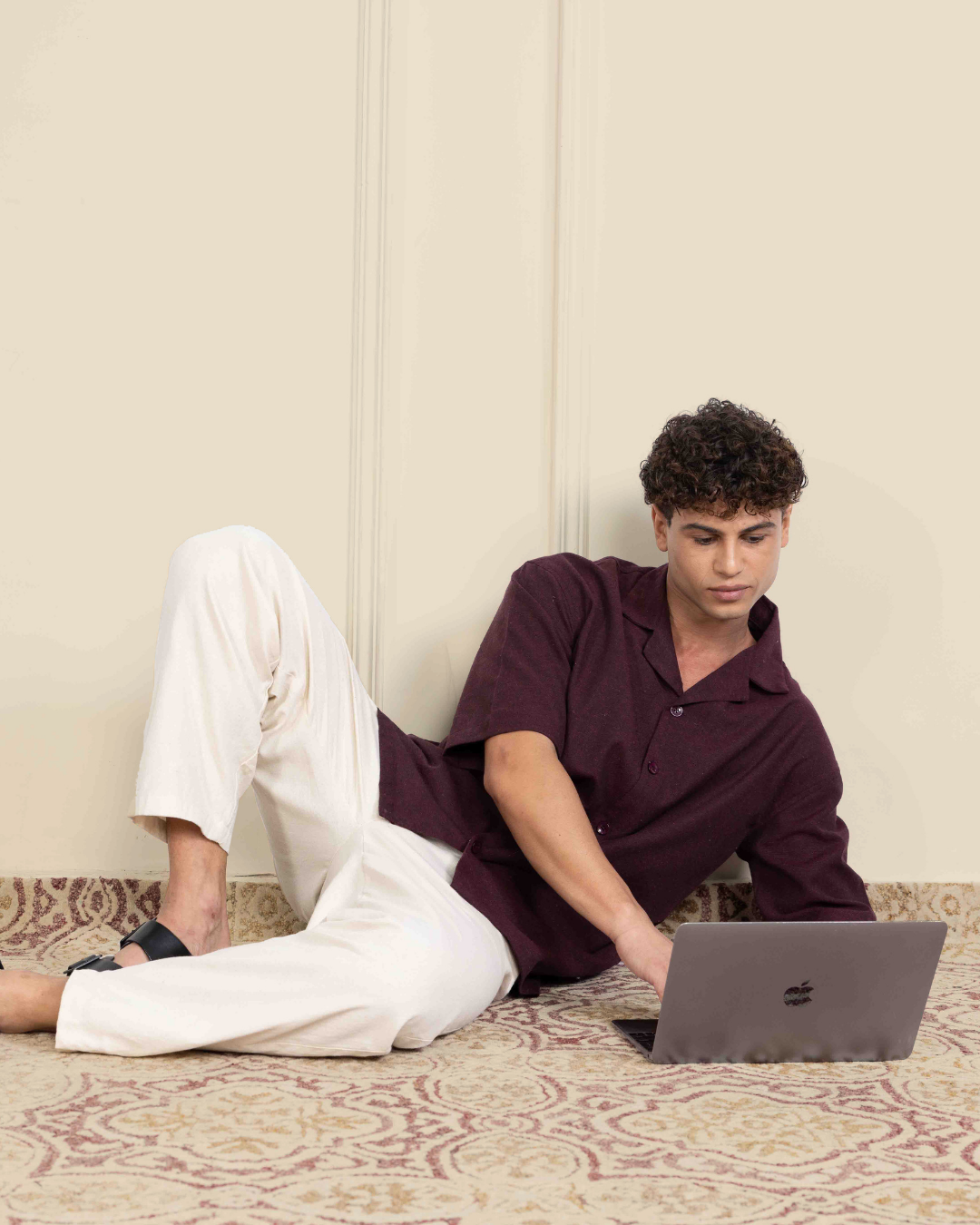 Sage Grey Renewed Cotton Resort Co-ord Set