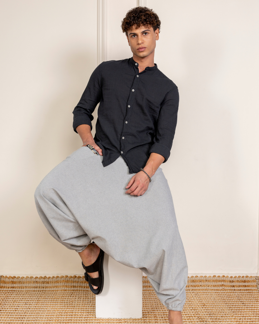 Aladdin Low Crotch Harem Pants