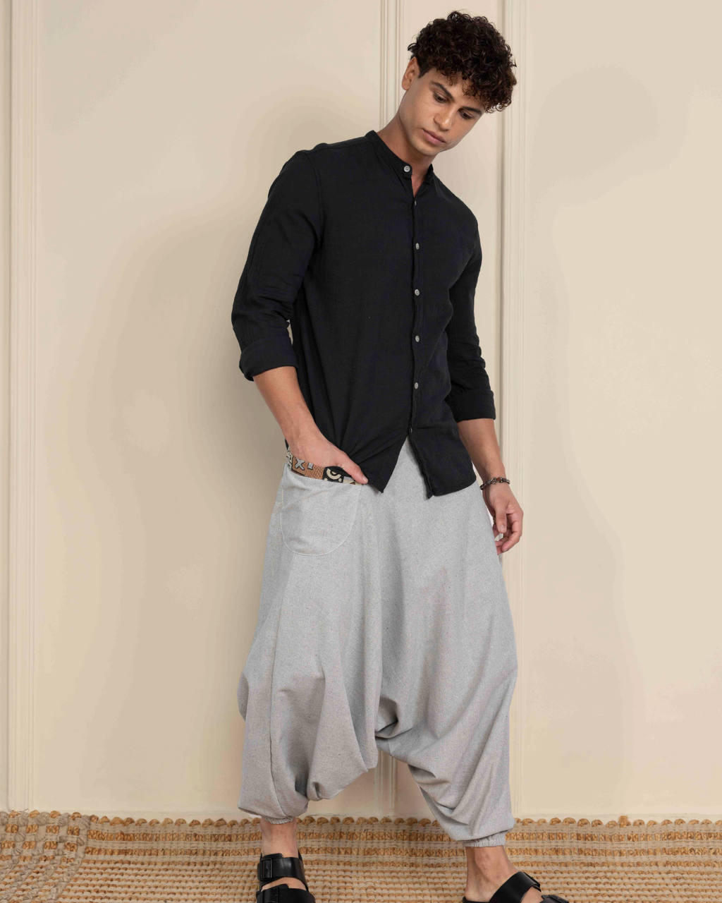Aladdin Low Crotch Harem Pants