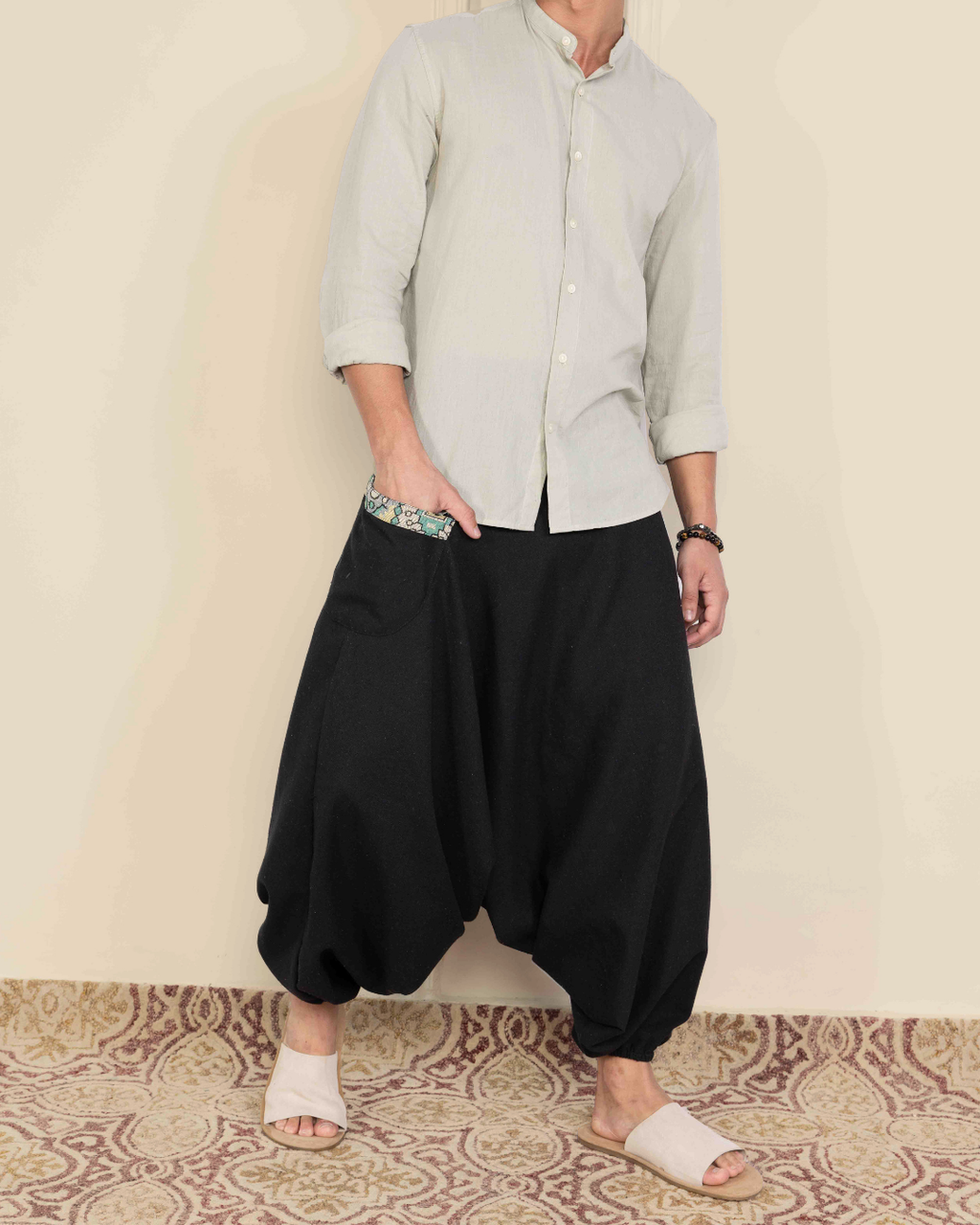 Aladdin Low Crotch Harem Pants