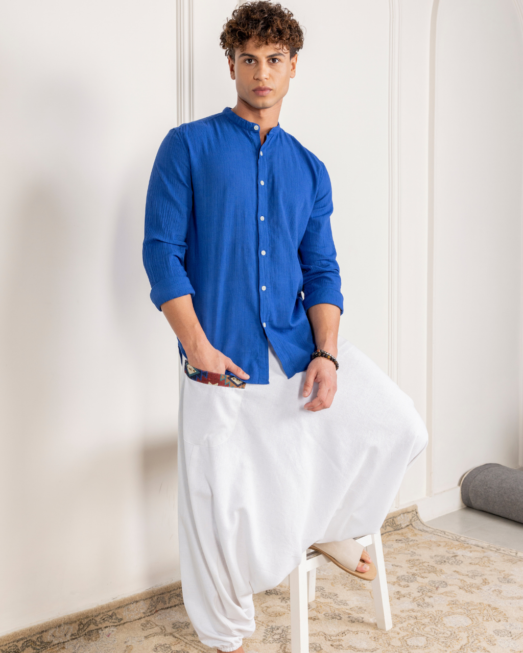 Aladdin Low Crotch Harem Pants