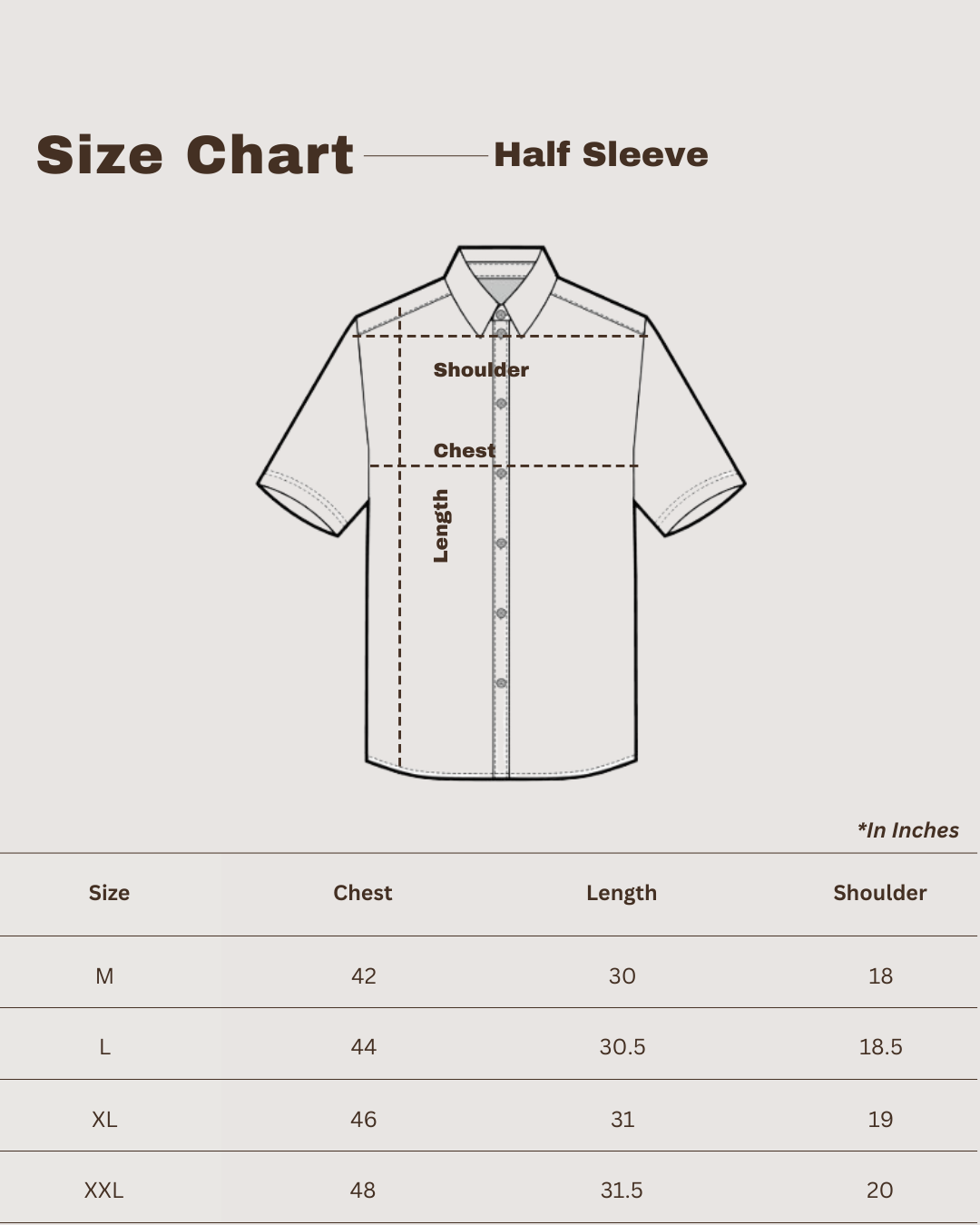 Half Sleeves Shirt