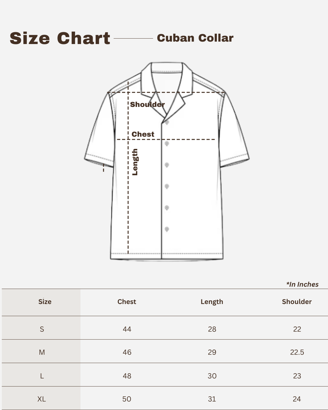 Cuban Collar Shirts