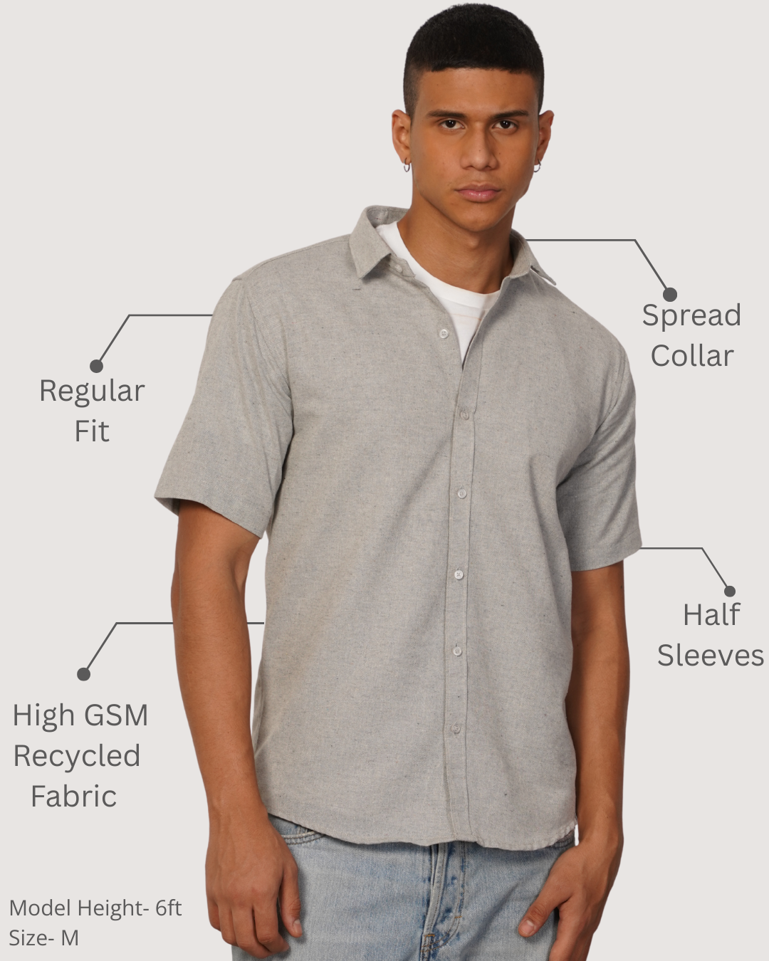 Half Sleeves Shirt.