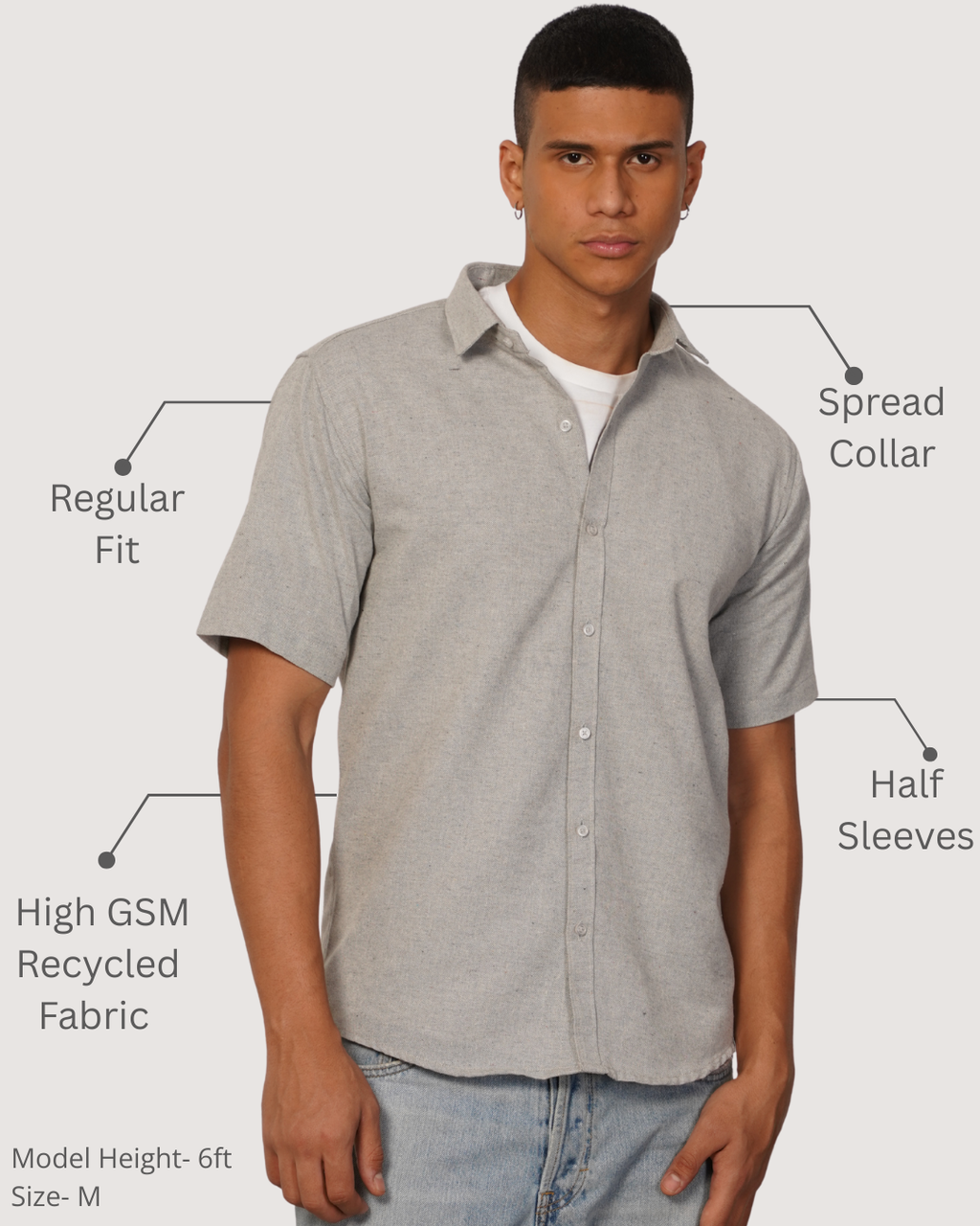 Half Sleeves Shirt.
