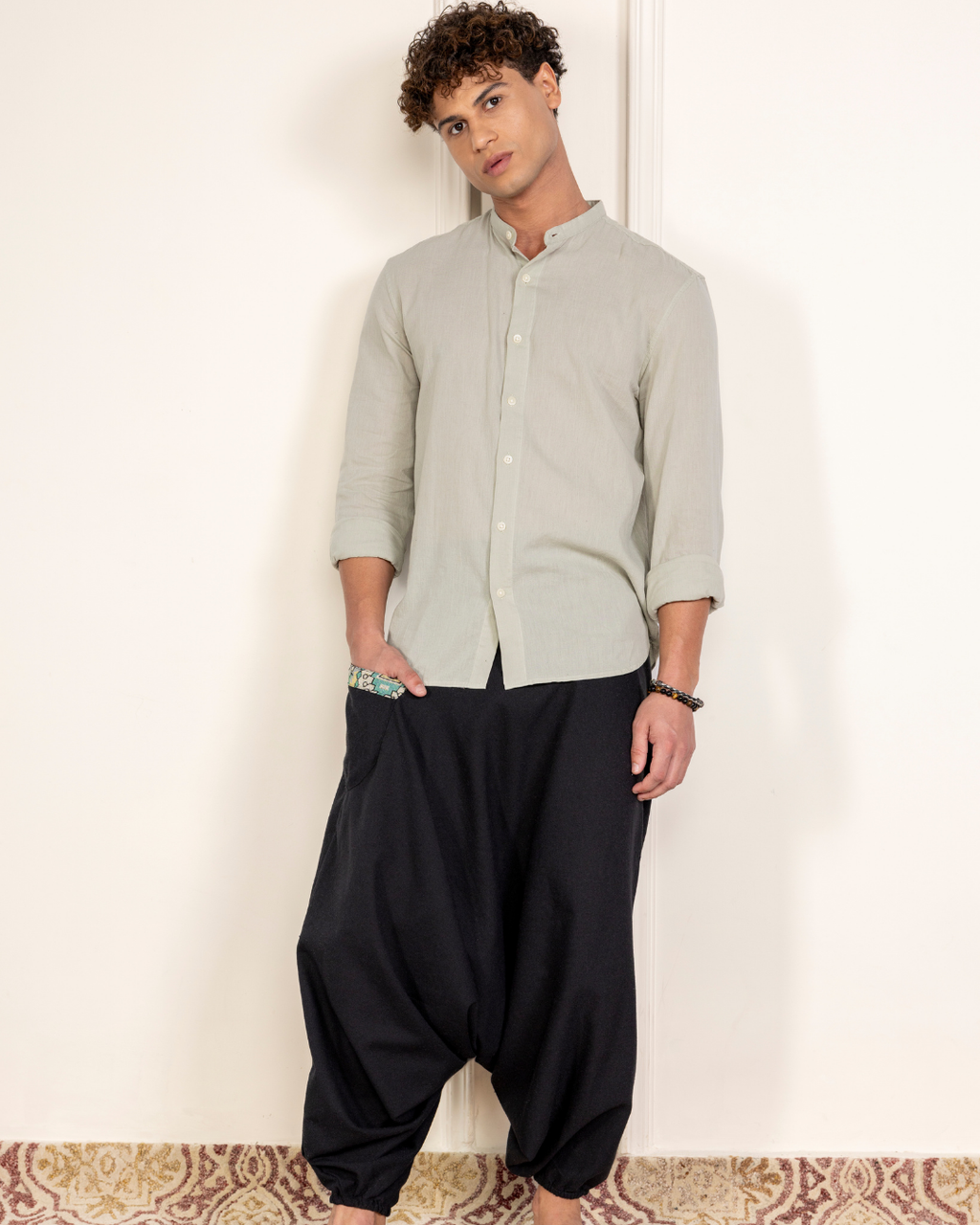 Aladdin Low Crotch Harem Pants