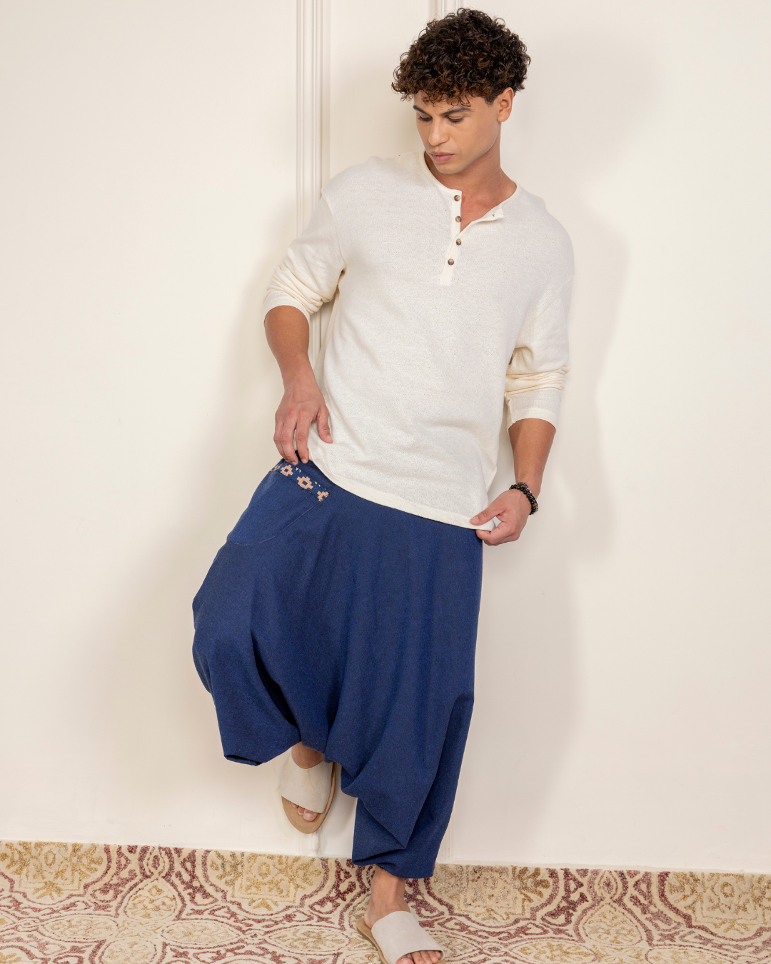 Aladdin Low Crotch Harem Pants